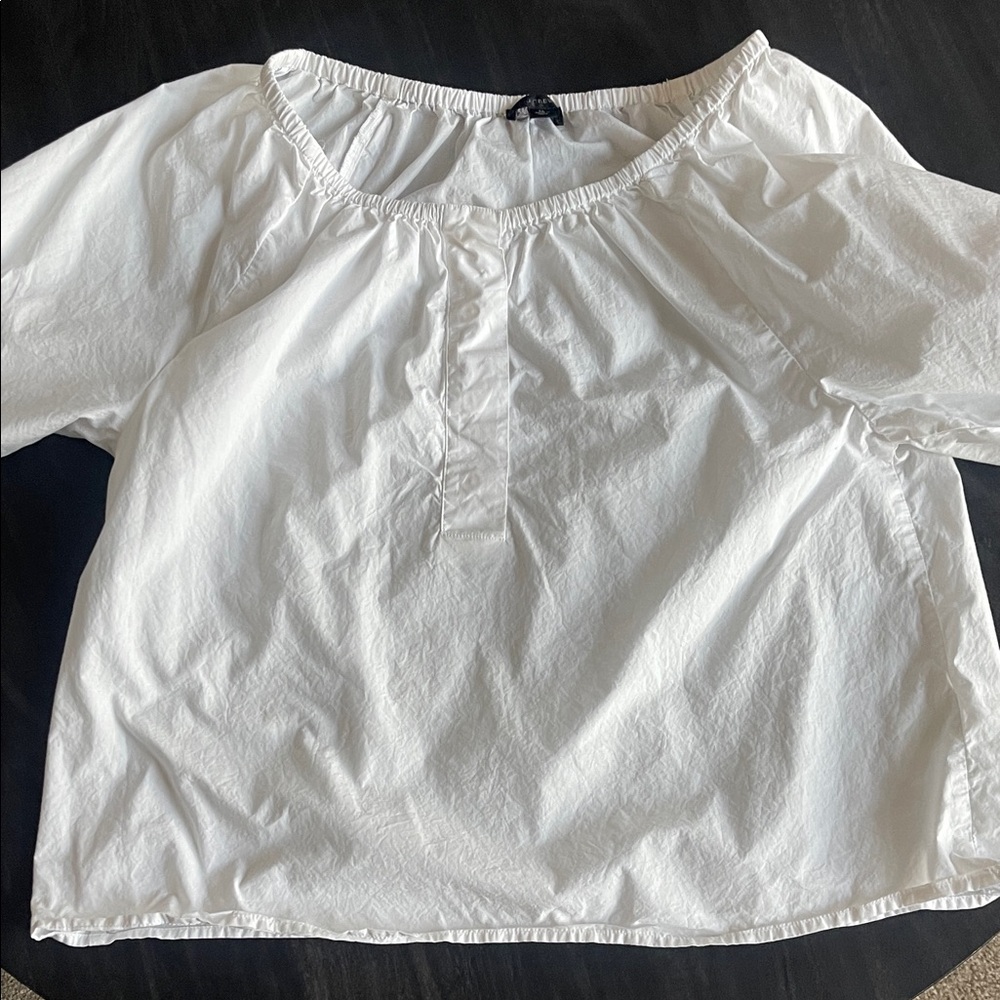 J. Crew Classic White Blouse